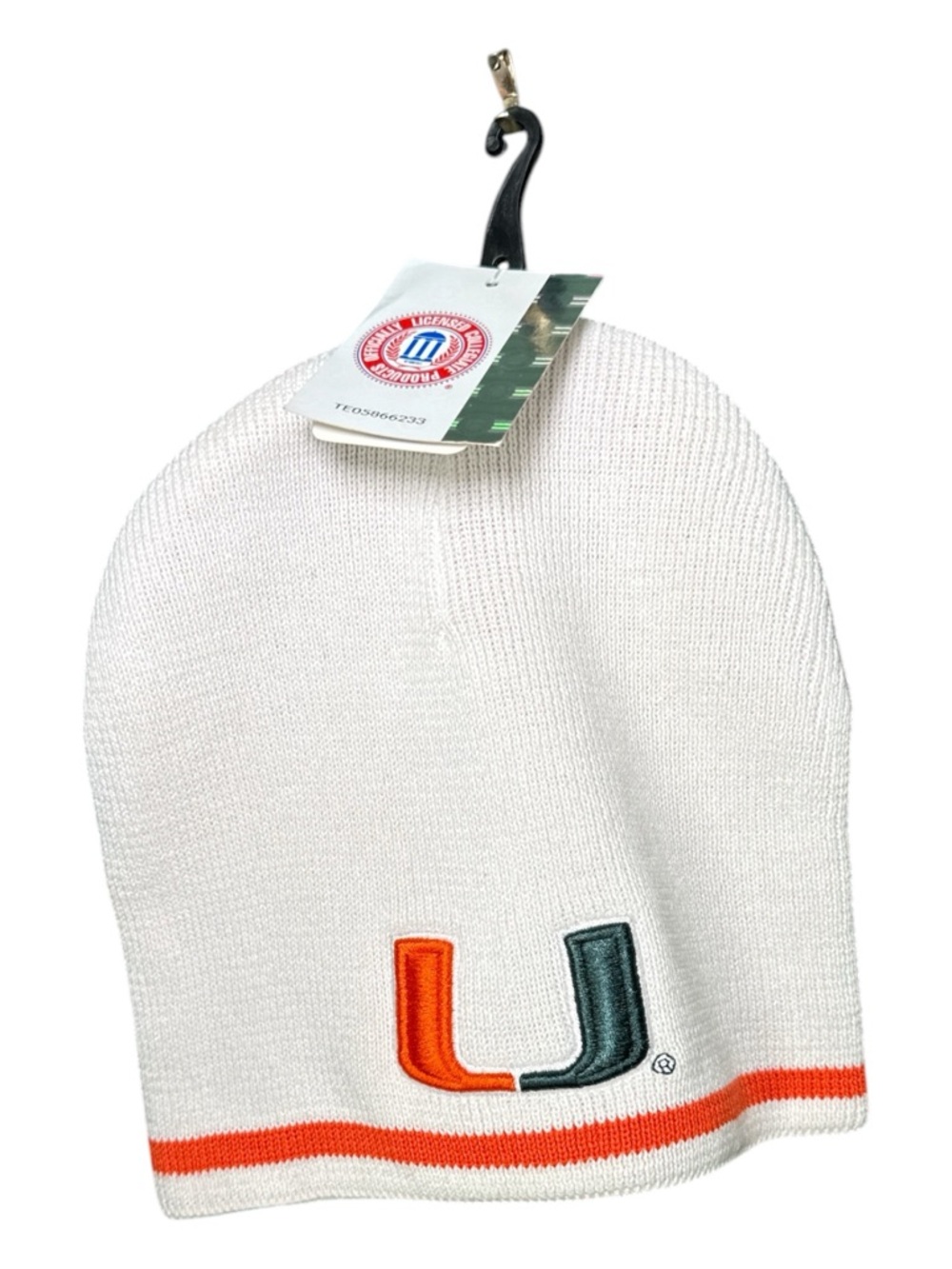 NEW! University of Miami Hurricanes Beanie Knit Cap